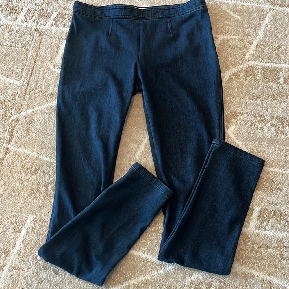 Diane Von Furstenberg 33" Denim Leggings Skinny Jeans Size 6